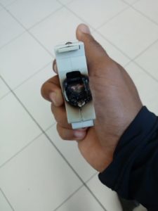 DPS queimado por falta de aperto